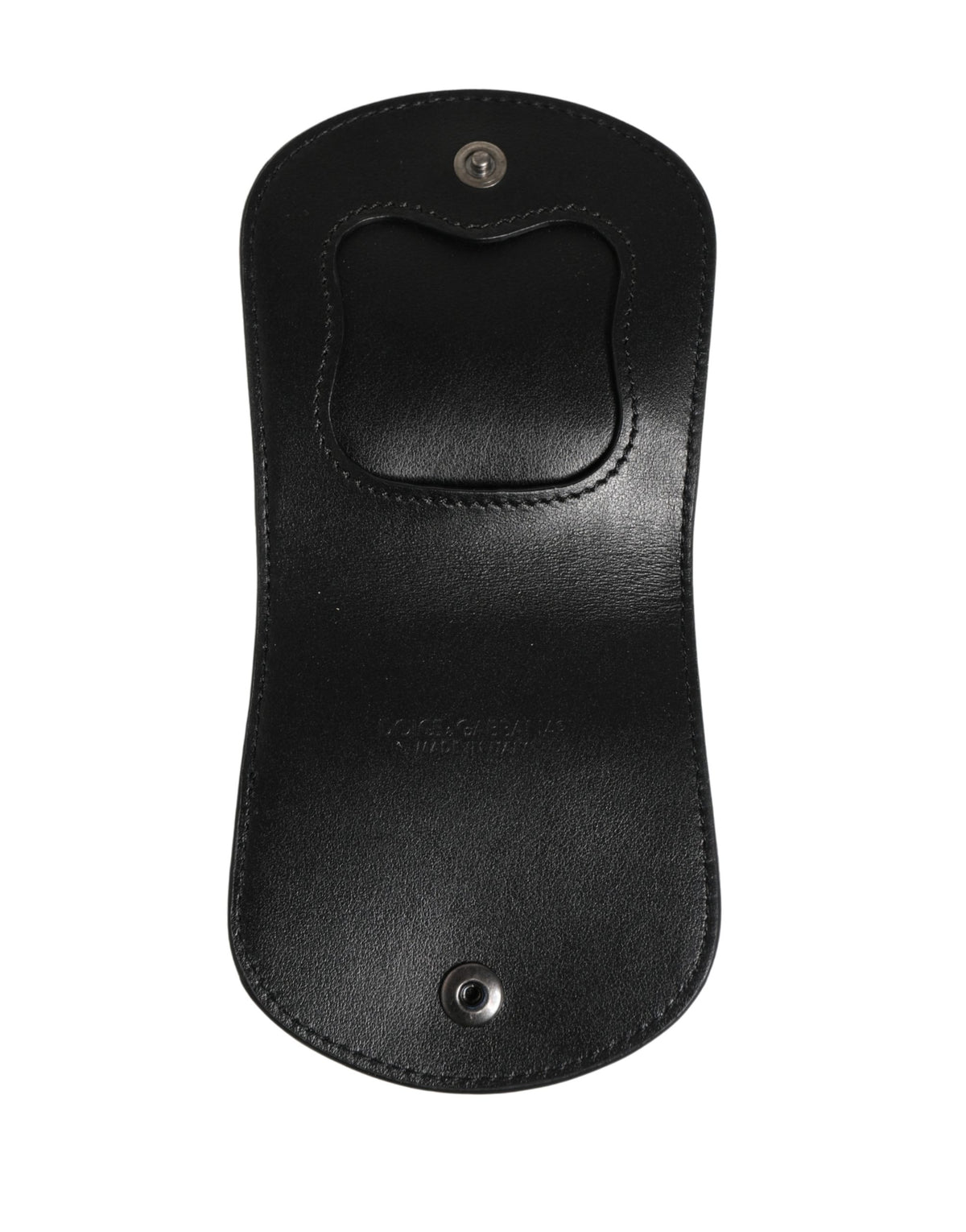New Dolce & Gabbana Black Exotic Skin Condom Case Holder Pocket Wallet