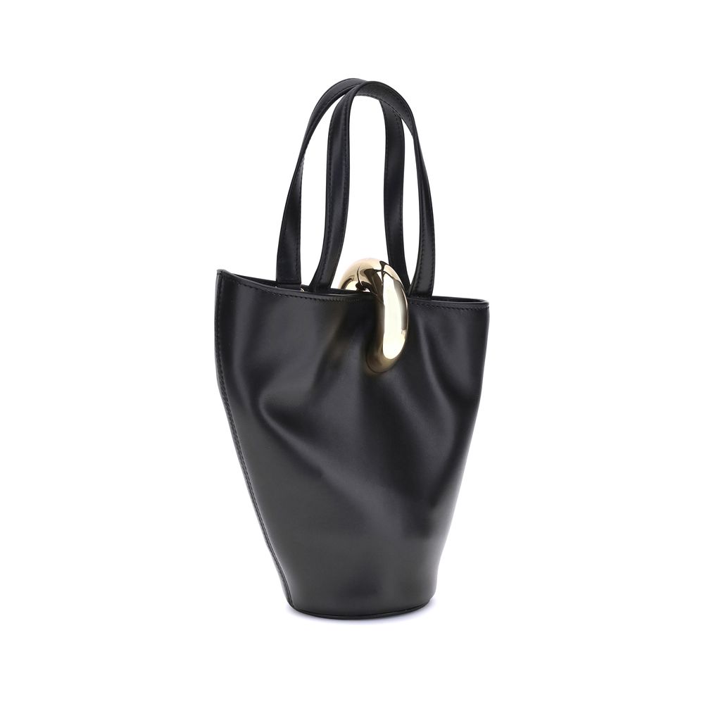 Jacquemus Black Leather Backet Bag