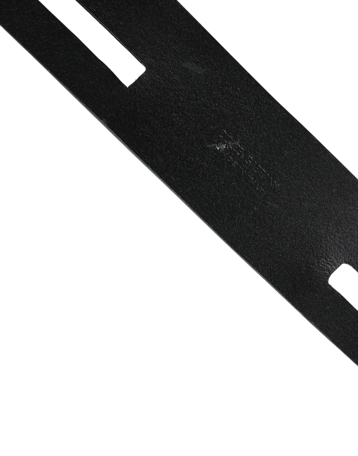 Pre-Owned Dolce & Gabbana Black Double Strap Leather Silver Buckle Belt Men's - Very Good