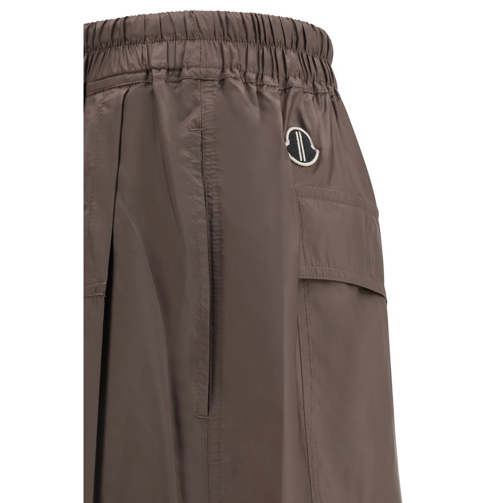 Moncler x Rick Owens Brown Bermuda Shorts