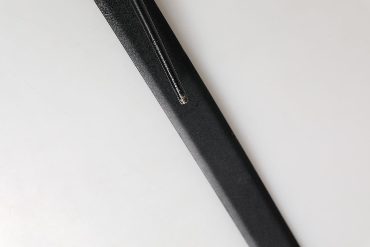 Pre-Owned Dolce & Gabbana Men Black Classic Leather Metal Buckle Belt - Very Good