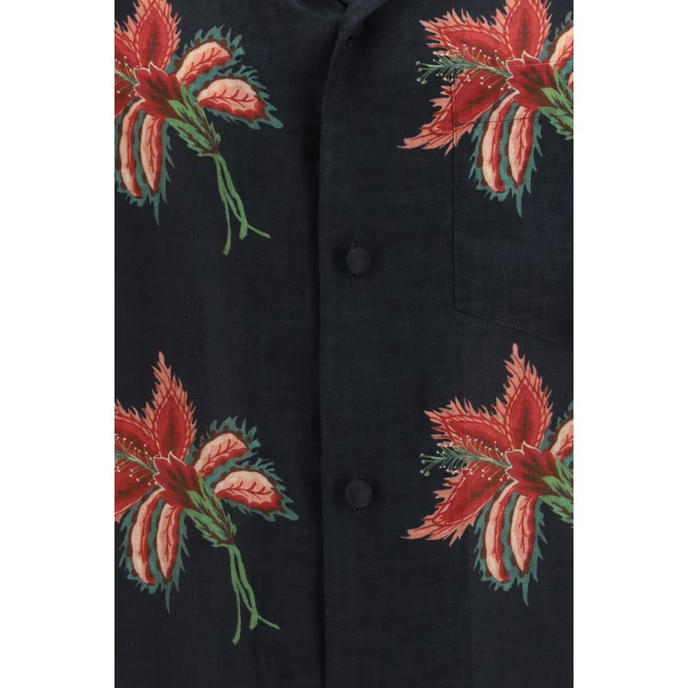 Valentino Garavani Black Linen Shirt