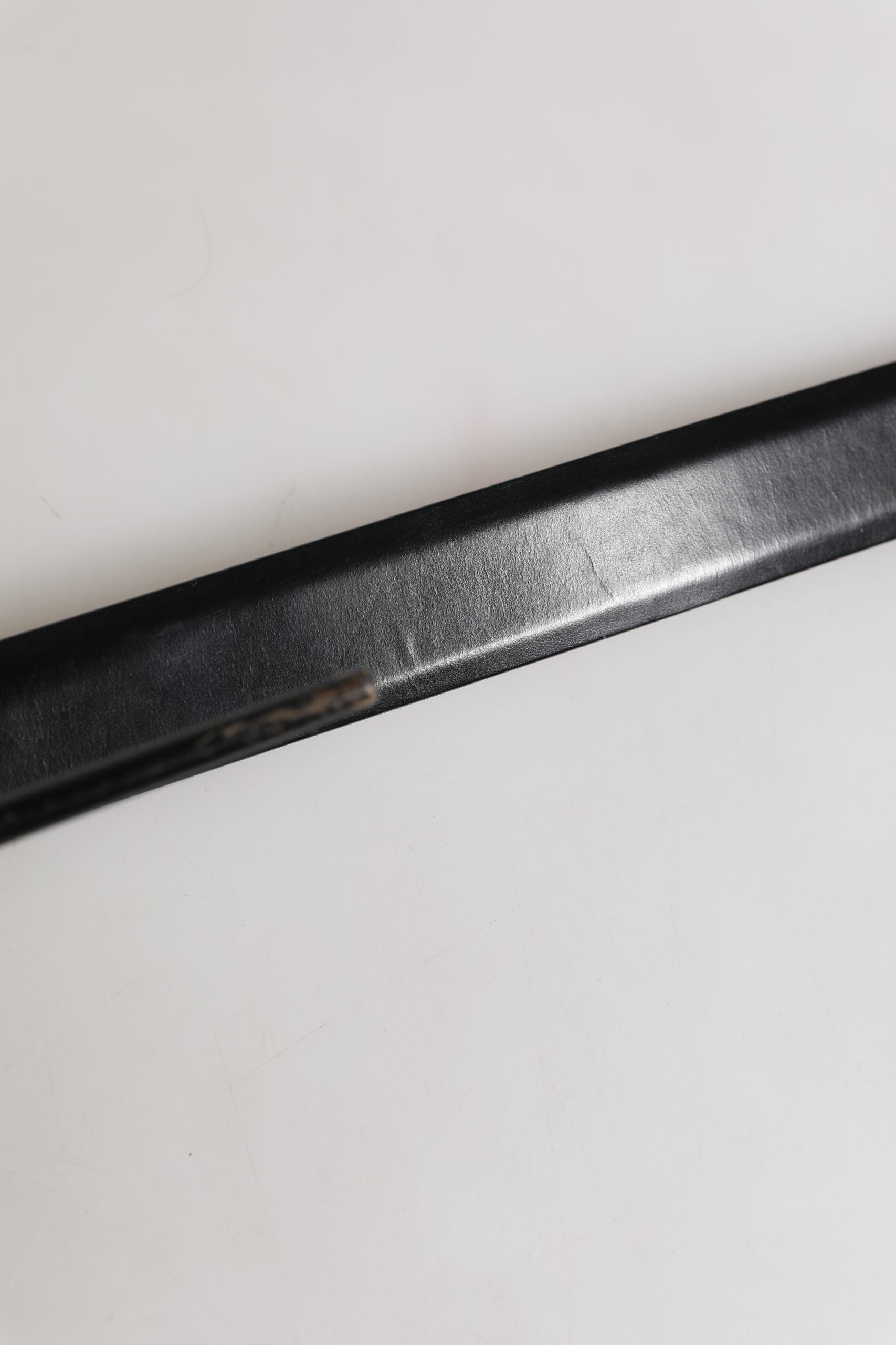 Pre-Owned Dolce & Gabbana Men Black Leather Classic Metal Buckle Belt
