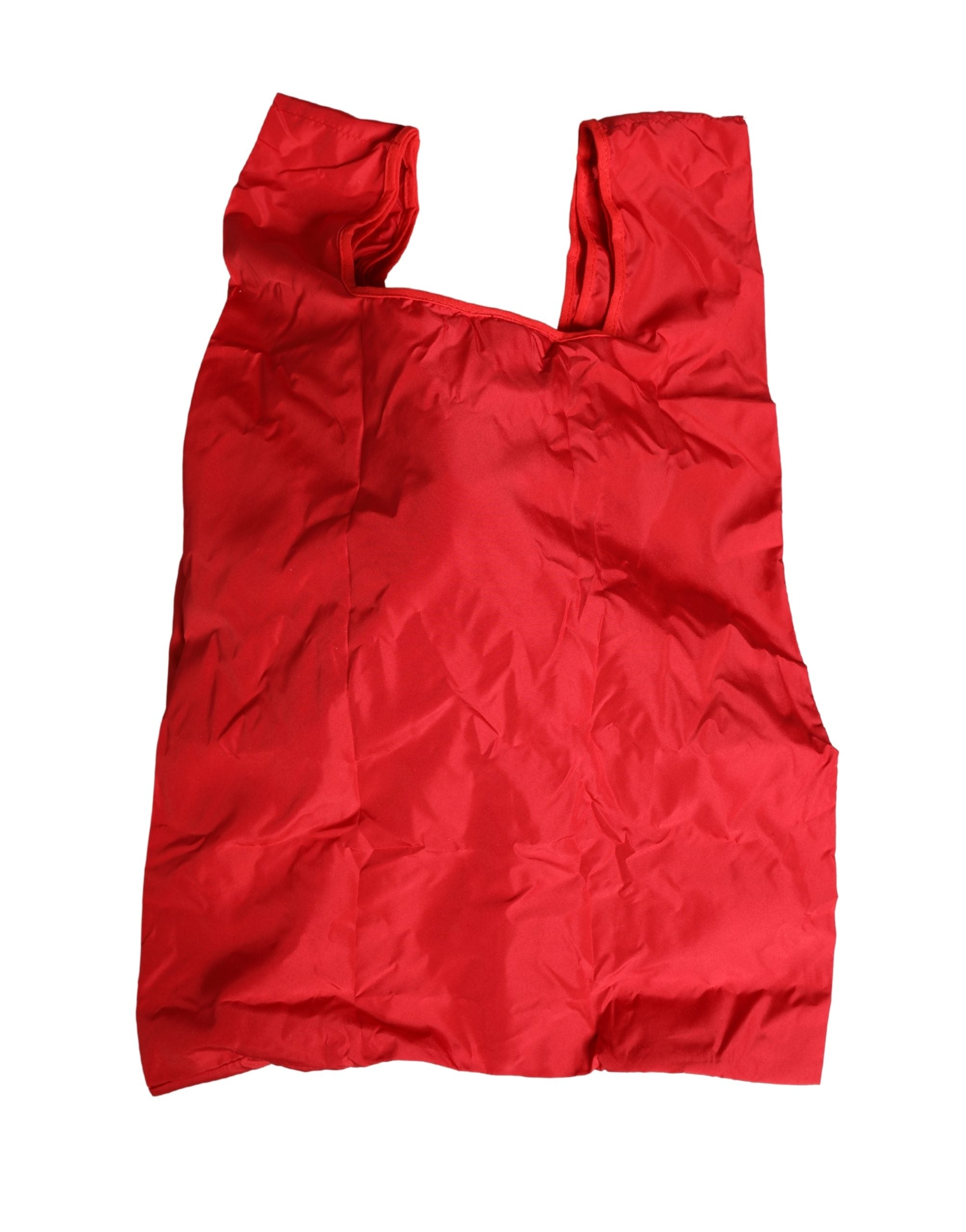 New Dolce & Gabbana Men Red Panda Stuffed Ecobag Tote Borse Bag