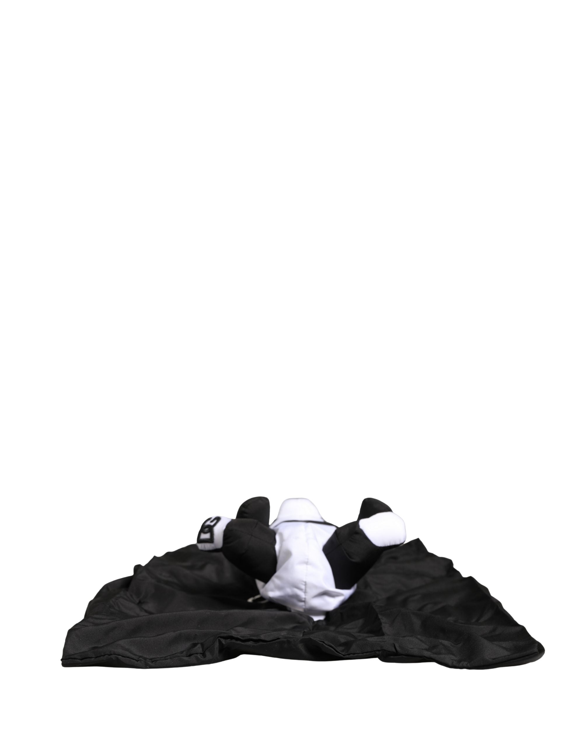 New Dolce & Gabbana Men Black Panda Stuffed Ecobag Bag