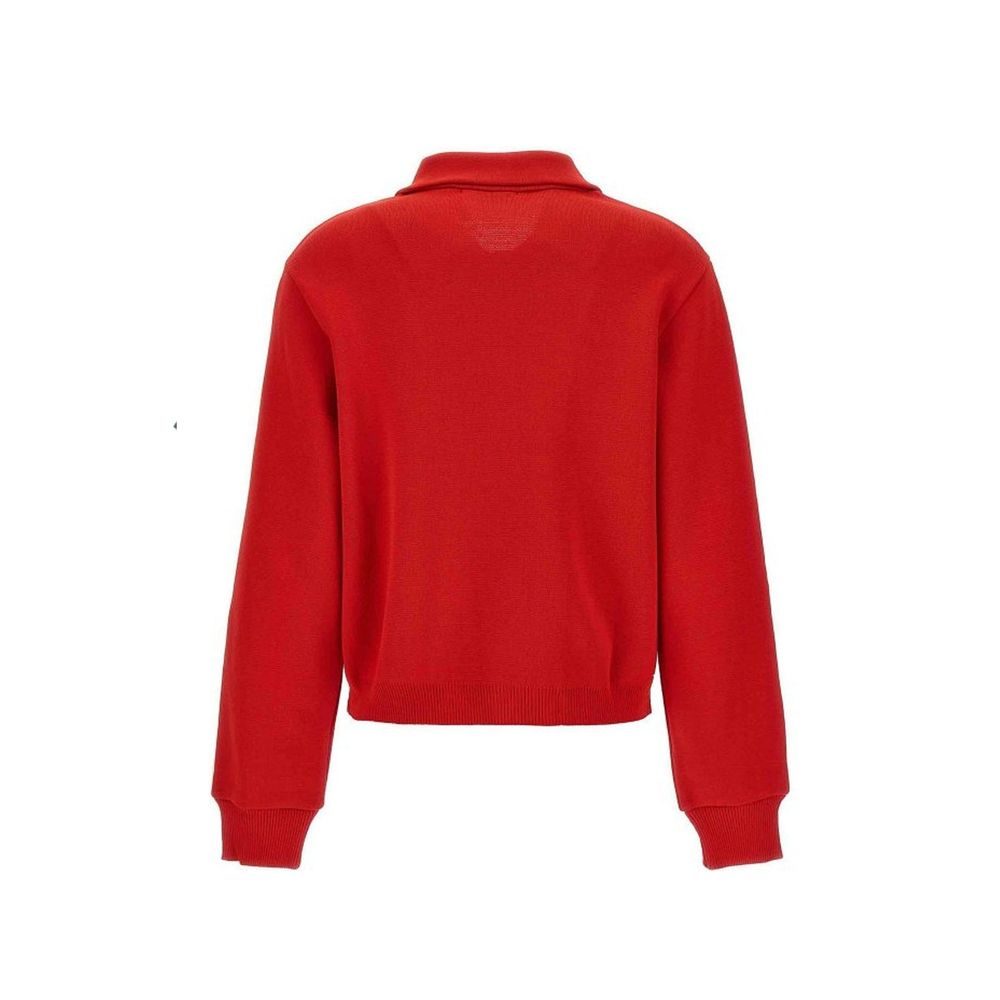 Autry Red Nylon Cardigan