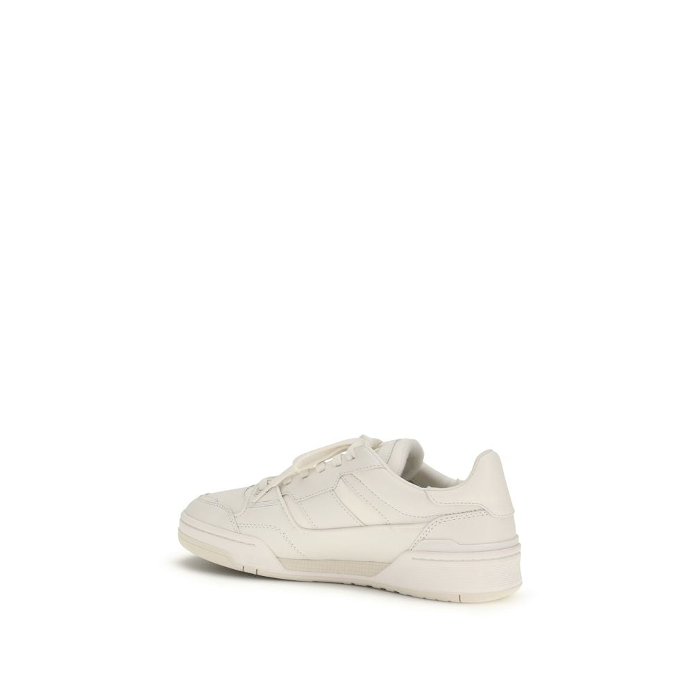 Axel Arigato Gray Leather Low Top Sneakers