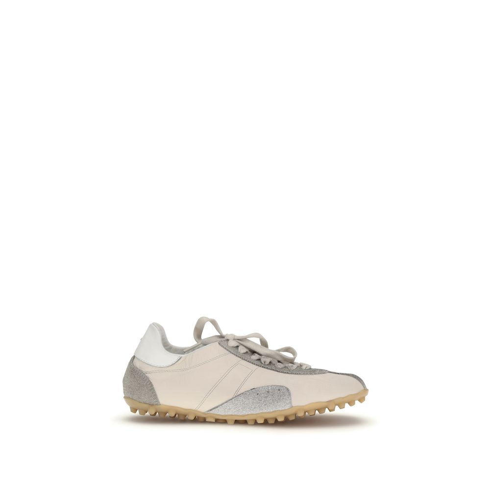 Maison Margiela Beige Goatskin Athletic Sneakers