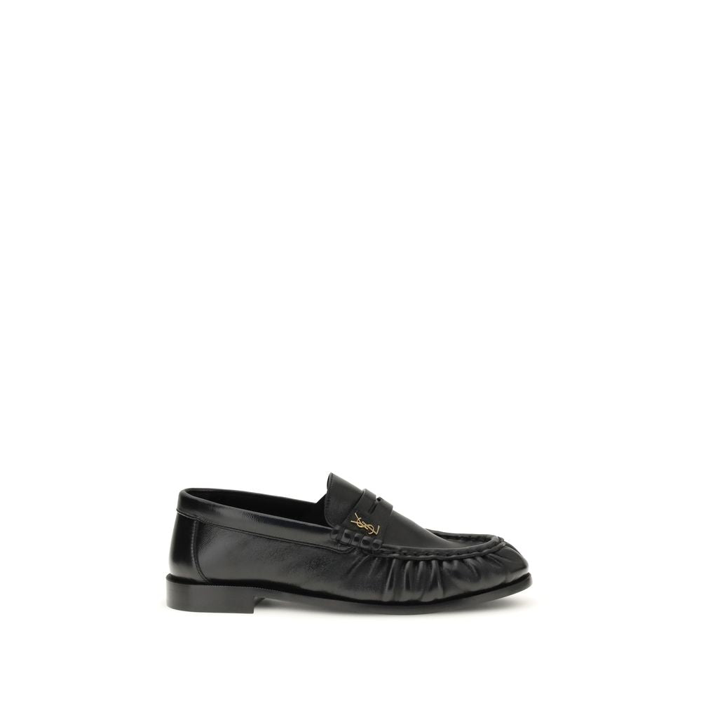 Saint Laurent Black Aries Aries Slip-On Loafers