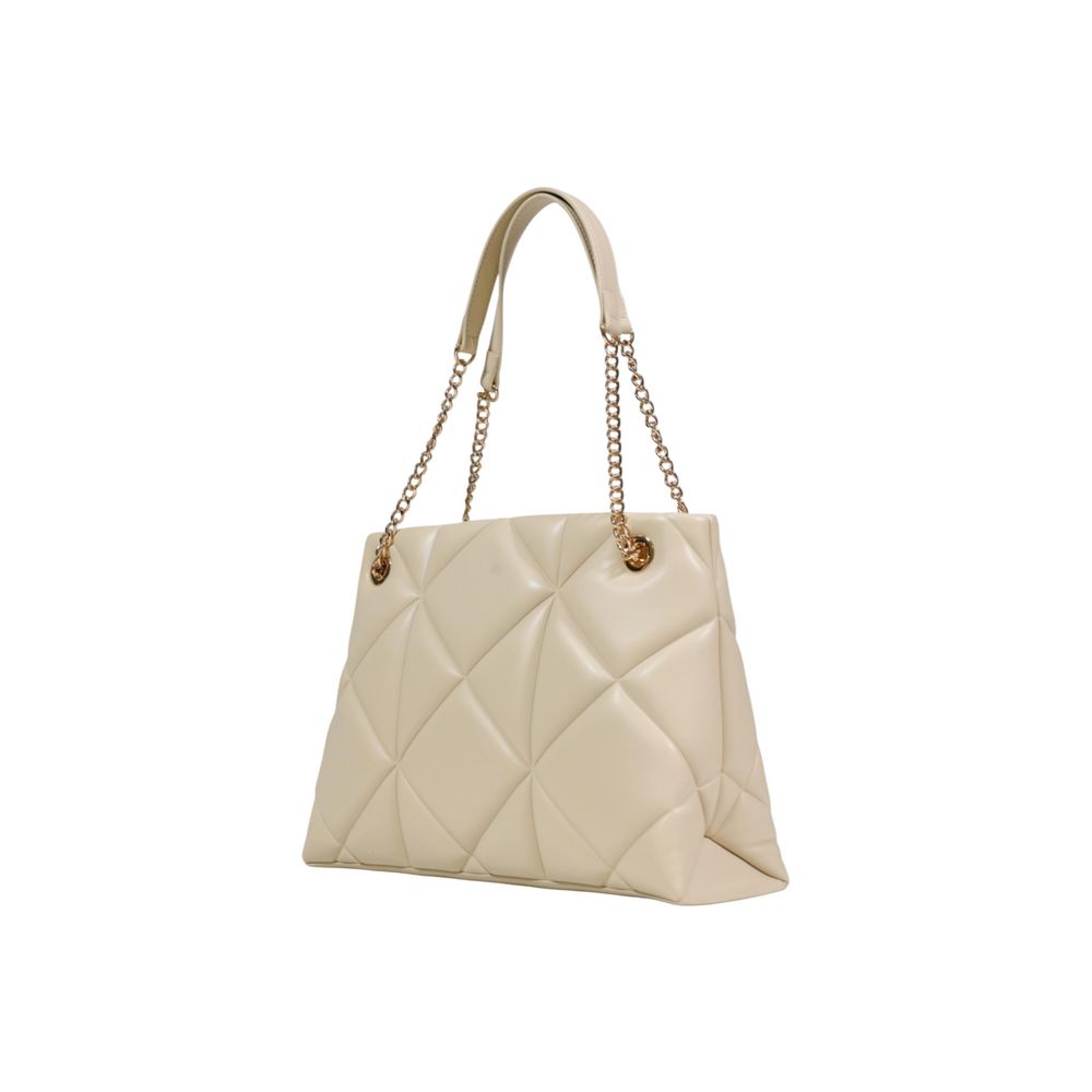 Love Moschino Beige Faux Leather Handbag