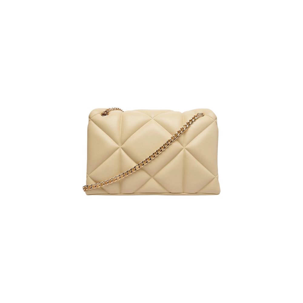 Love Moschino Beige Faux Leather Handbag