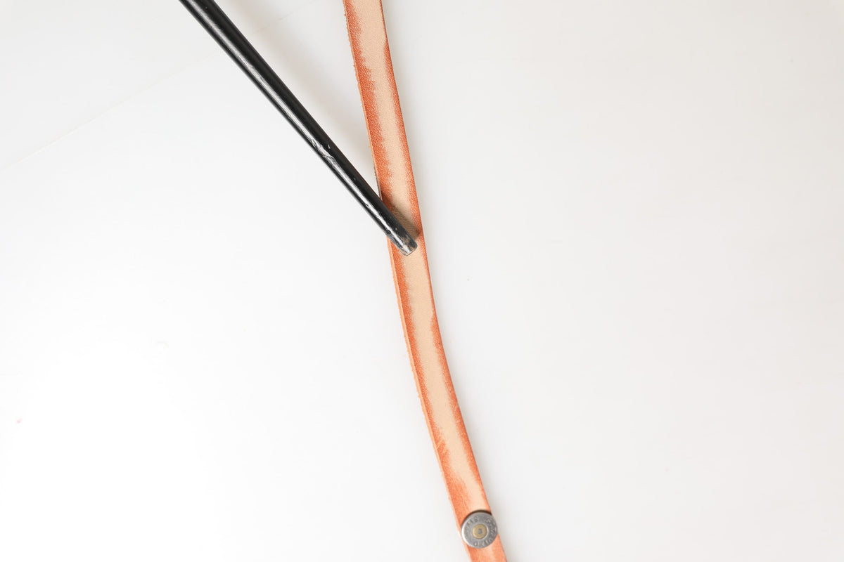 Scervino Street Women Orange Silver Metal Buckle Skinny Belt