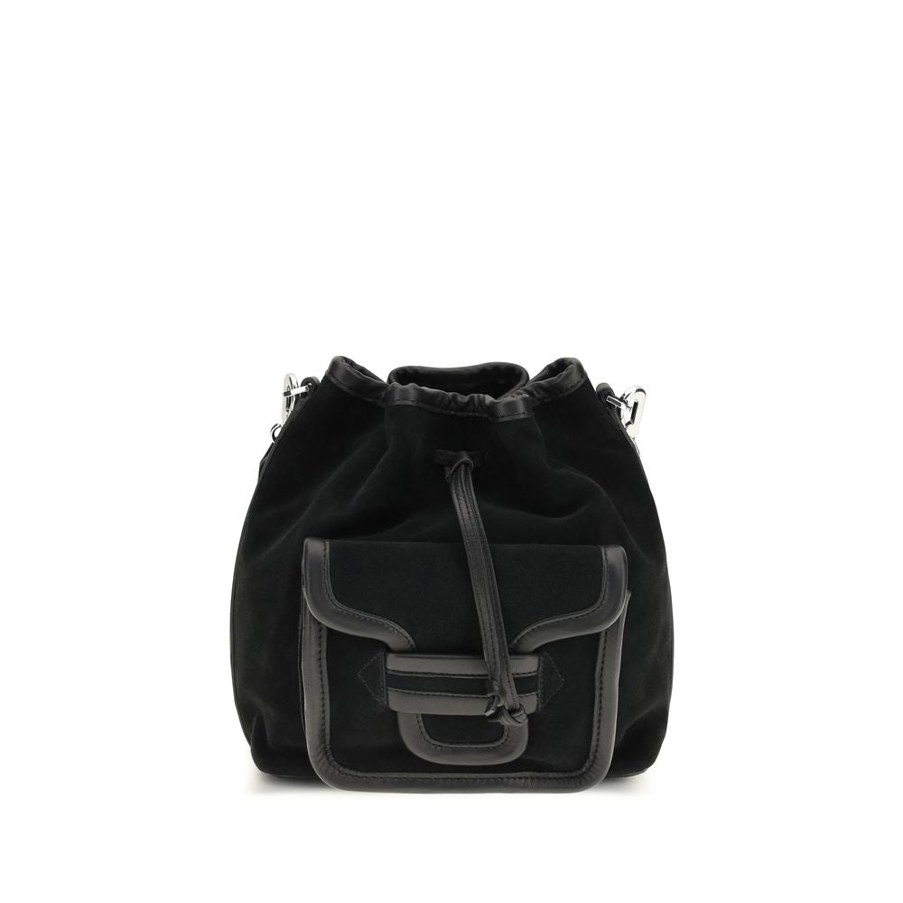 Pierre Hardy Black Leather Backet Bag