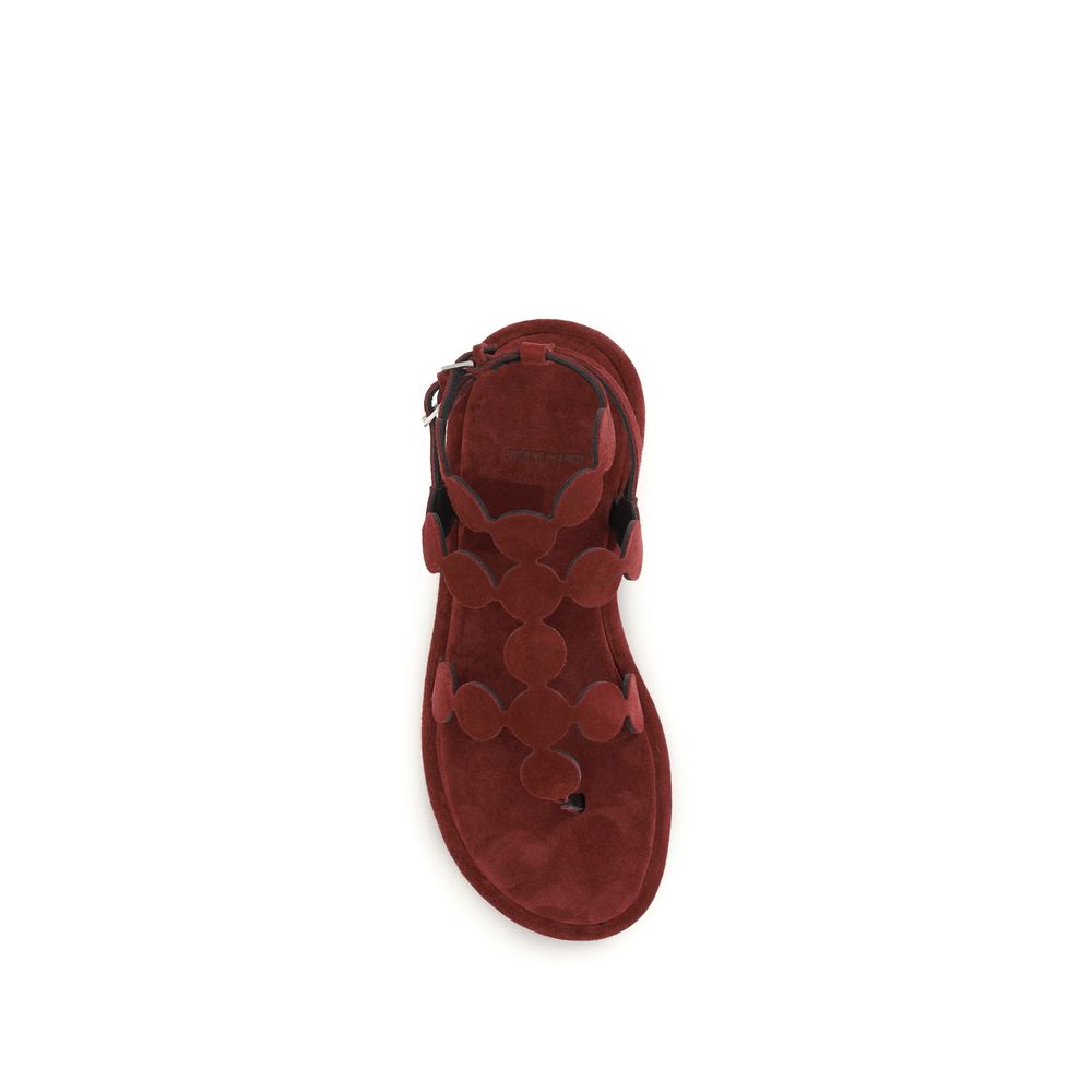 Pierre Hardy Brown Leather Platform Sandals