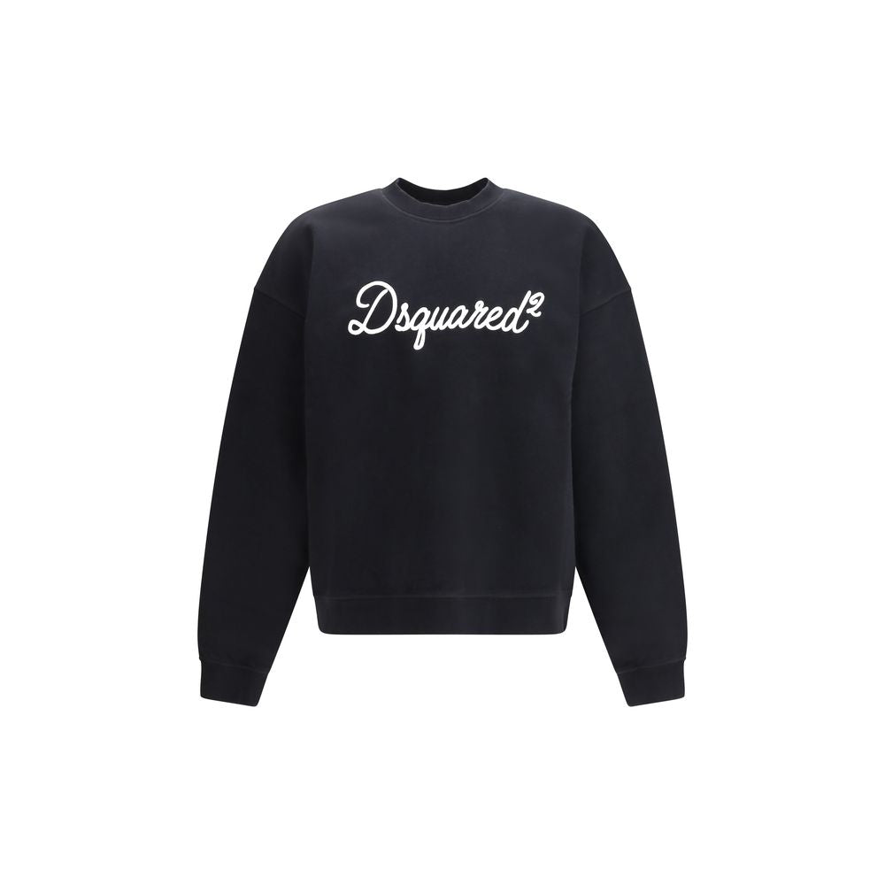 Dsquared² Black Cotton Sweatshirt