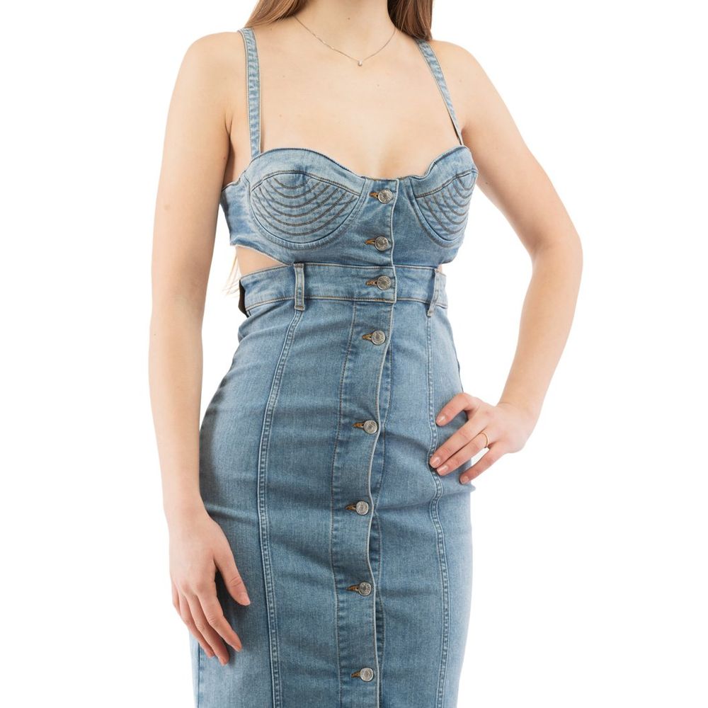 Love Moschino Multicolor Cotton Casual Dress