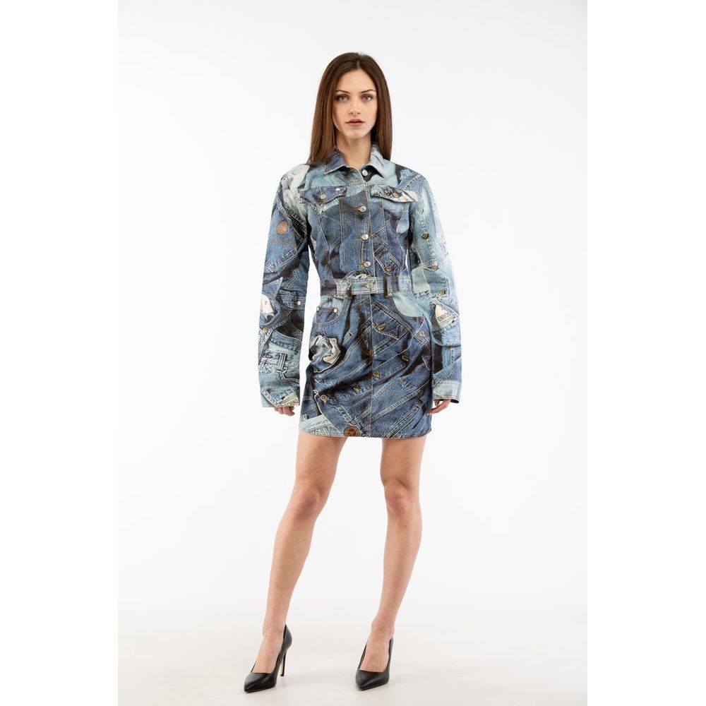 Love Moschino Multicolor Cotton Casual Dress