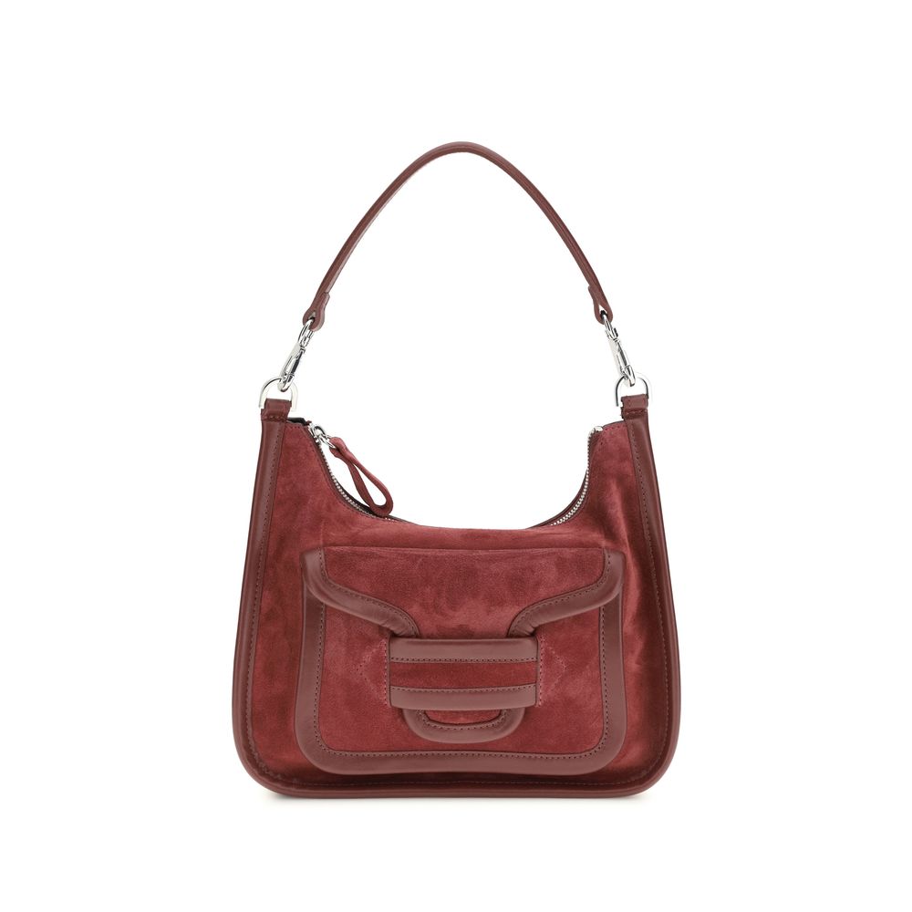 Pierre Hardy Bordeaux Leather Shoulder Bag
