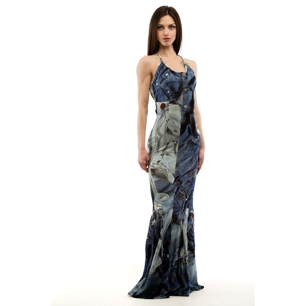 Love Moschino Multicolor Viscose Casual Dress