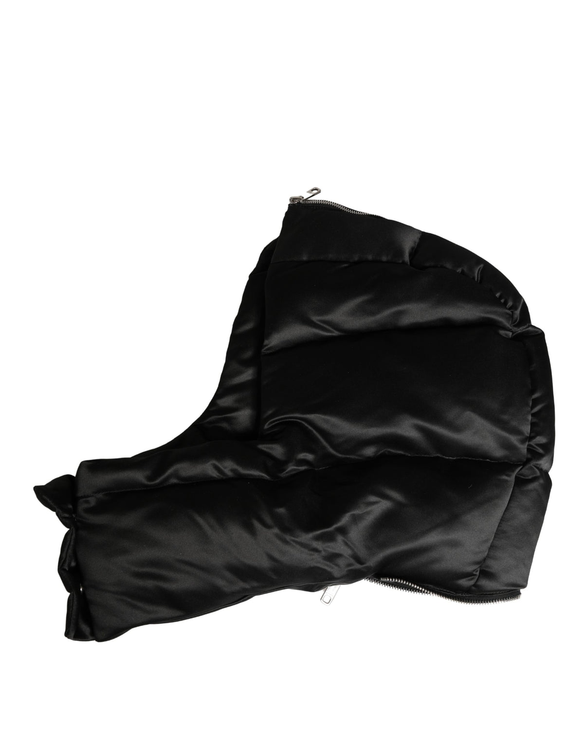 New Dolce & Gabbana Black Whole Head Wrap Capello Hat