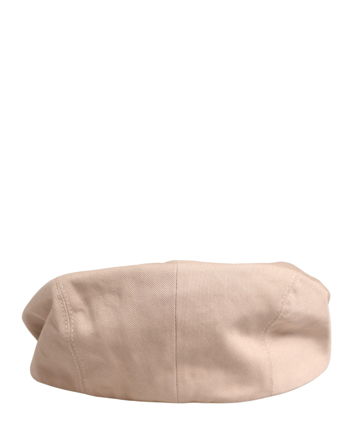 New Dolce & Gabbana Men Beige Cotton Newsboy Cloth Capello Hat