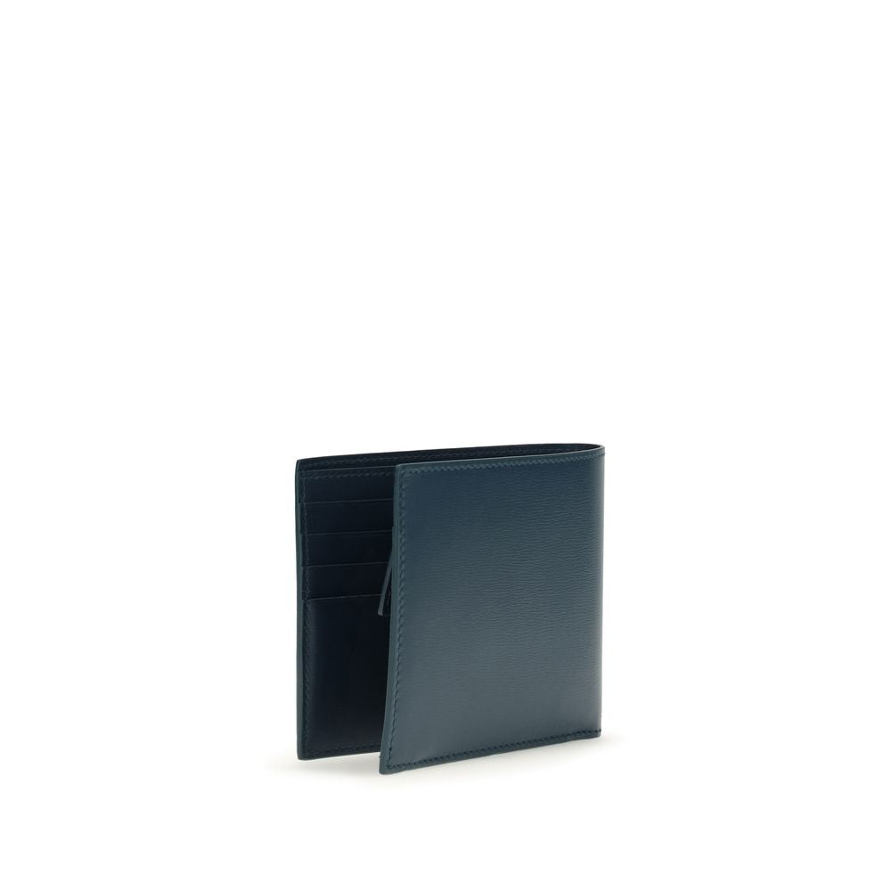 Ferragamo Blue Leather Wallet