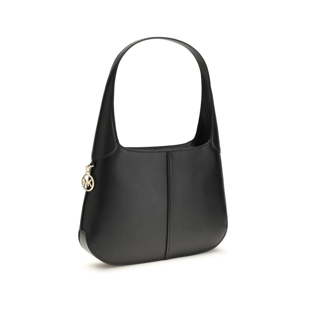 Michael Kors Black Leather Shoulder Bag