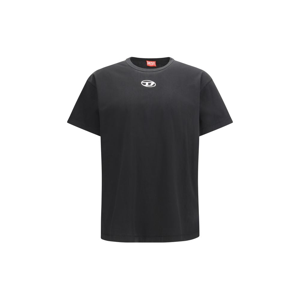 Diesel Black Cotton T-Shirt