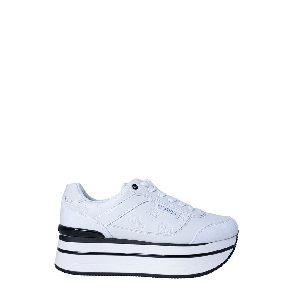 Guess White Platform Sneakers