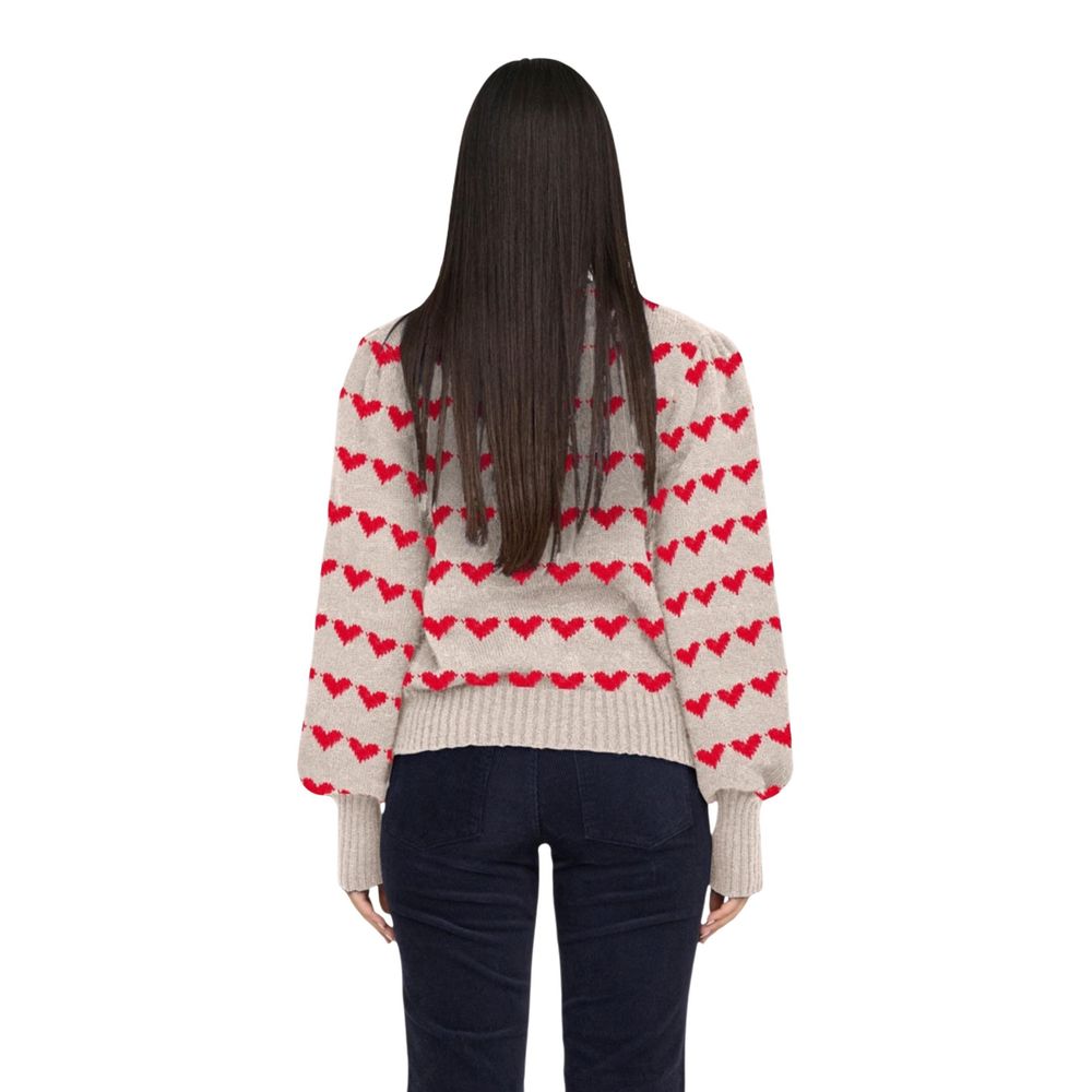 Jacqueline De Yong Beige Sweatshirt