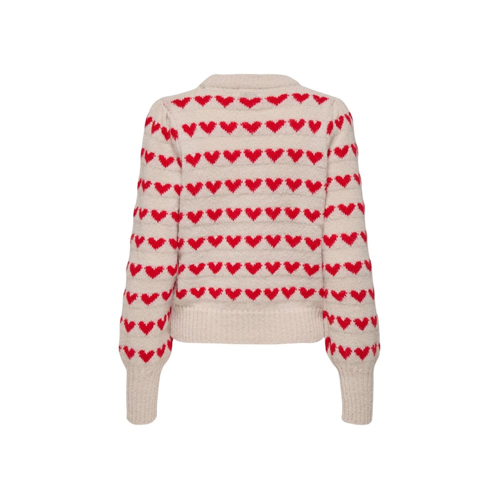 Jacqueline De Yong Beige Sweatshirt