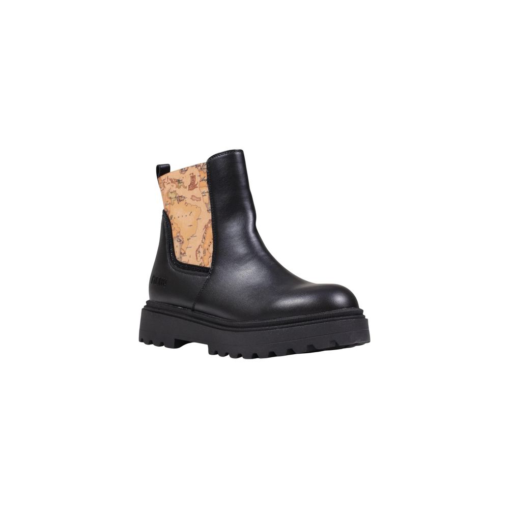 Alviero Martini Prima Classe Black Polyethylene Ankle Boots