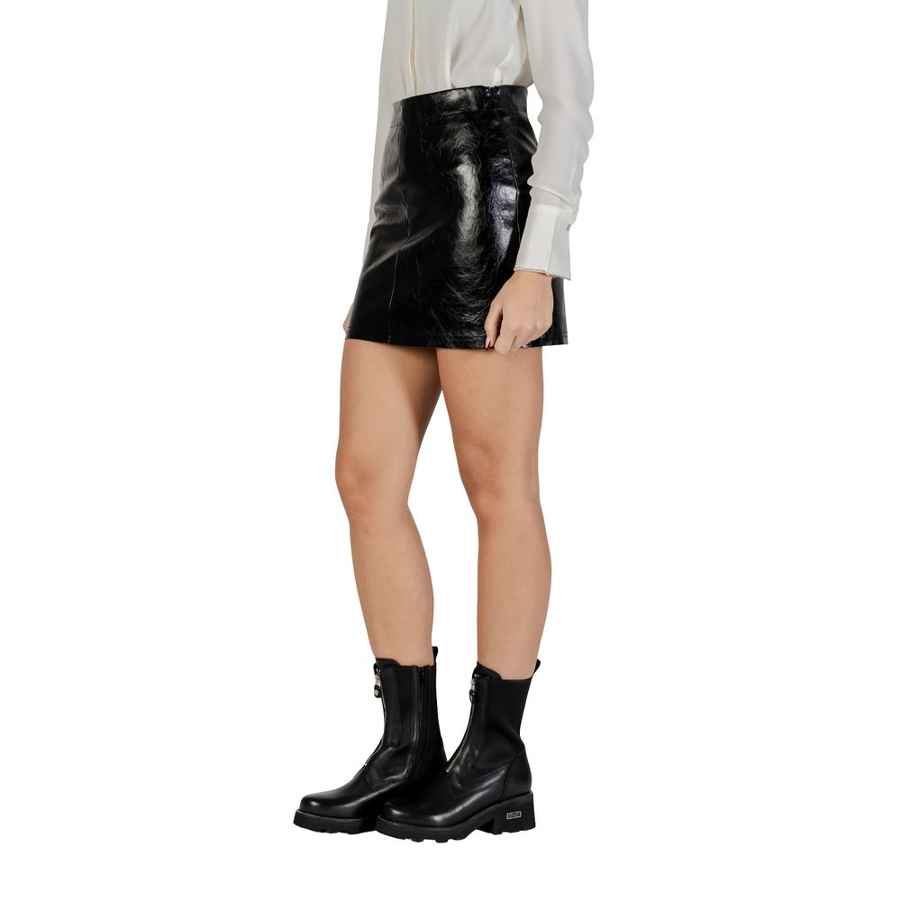 Jacqueline De Yong Black Mini Skirt
