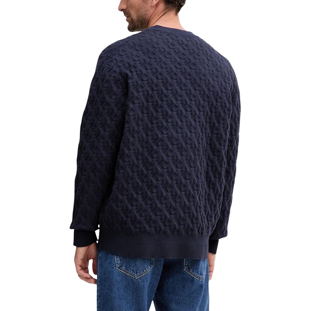 Calvin Klein Jeans Blue Cotton Sweatshirt