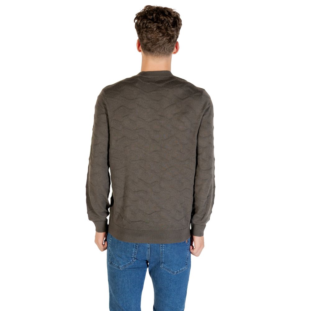 Armani Exchange Green Marabou Sweatshirt