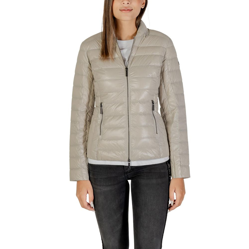 Armani Exchange Beige Polyamide Coat