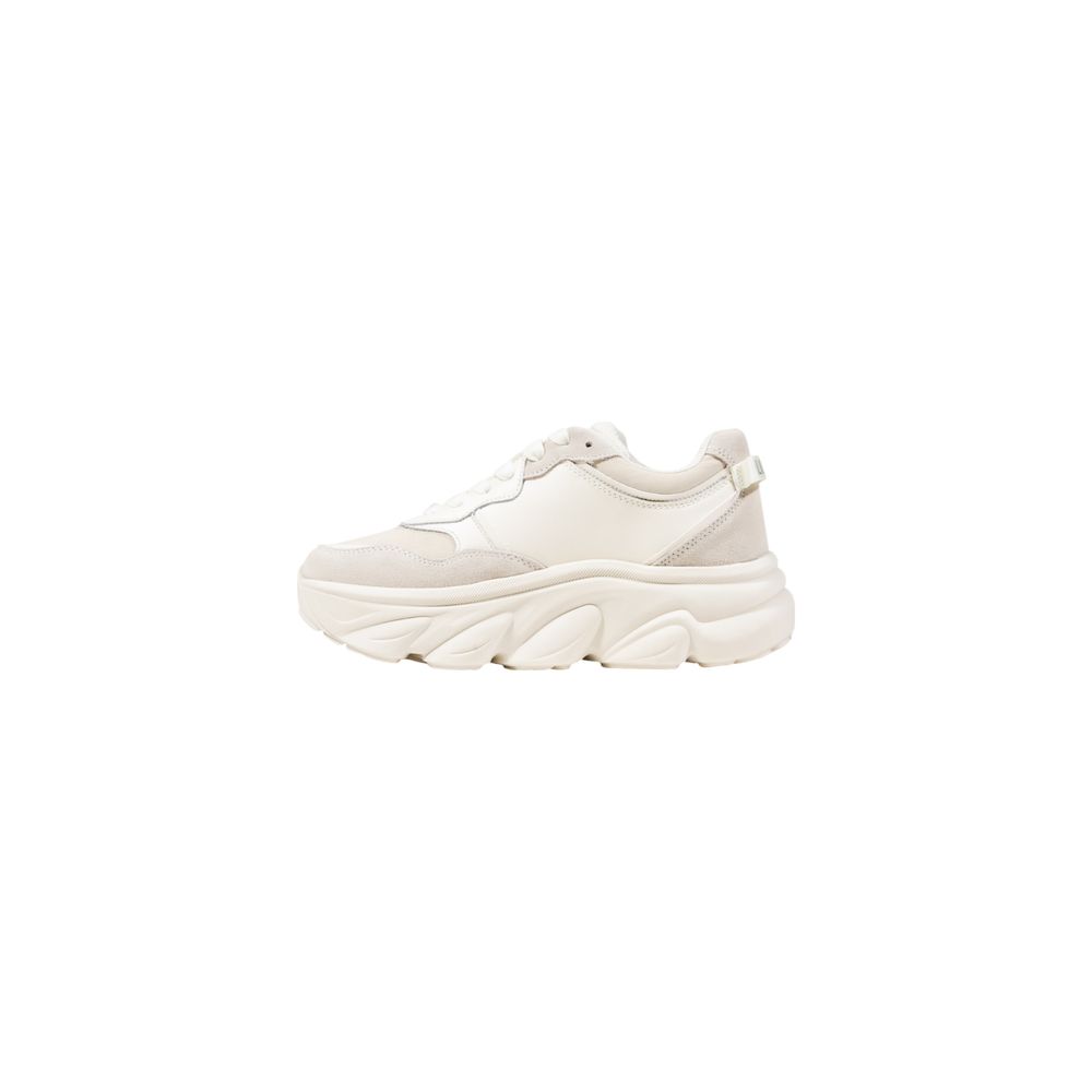 Liu Jo Beige Artificial Leather Chunky Sneakers