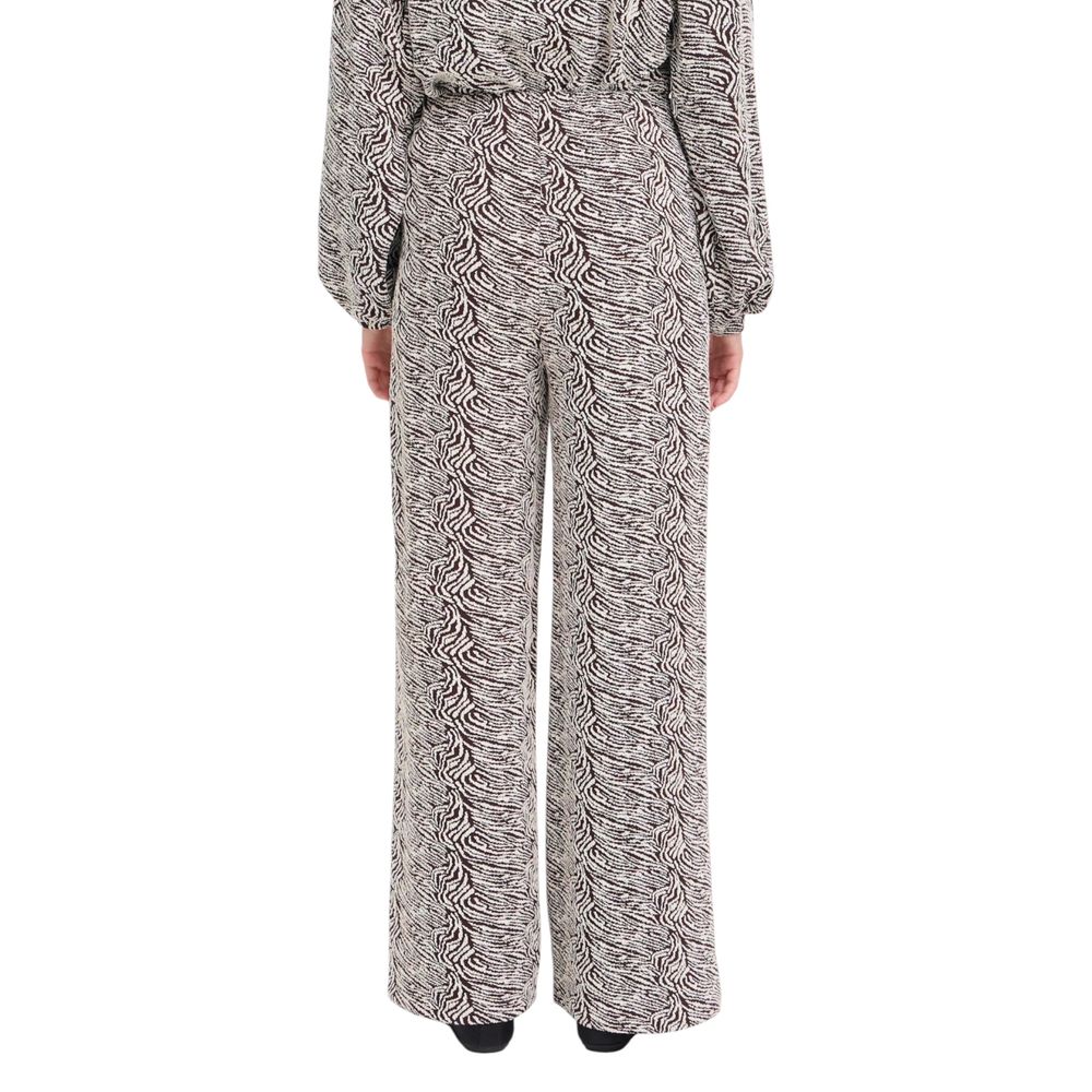 ICHI Brown Casual Pants