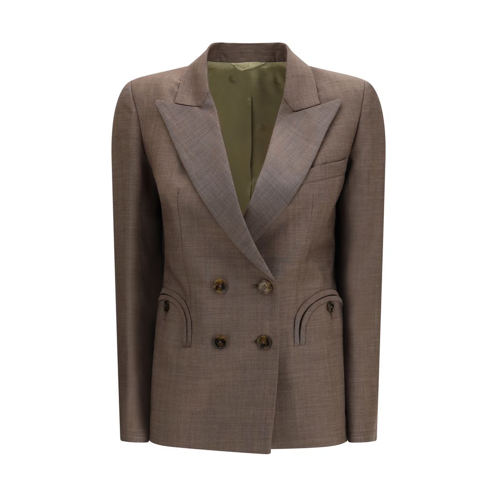 Blazé Milano Brown Wool Blazer