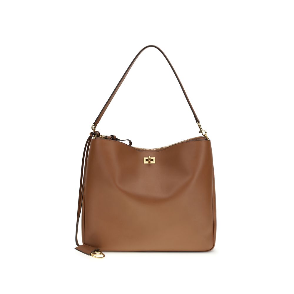 Balenciaga Beige Leather Shoulder Bag