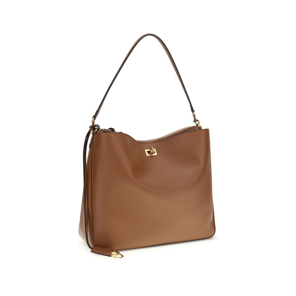 Balenciaga Beige Leather Shoulder Bag
