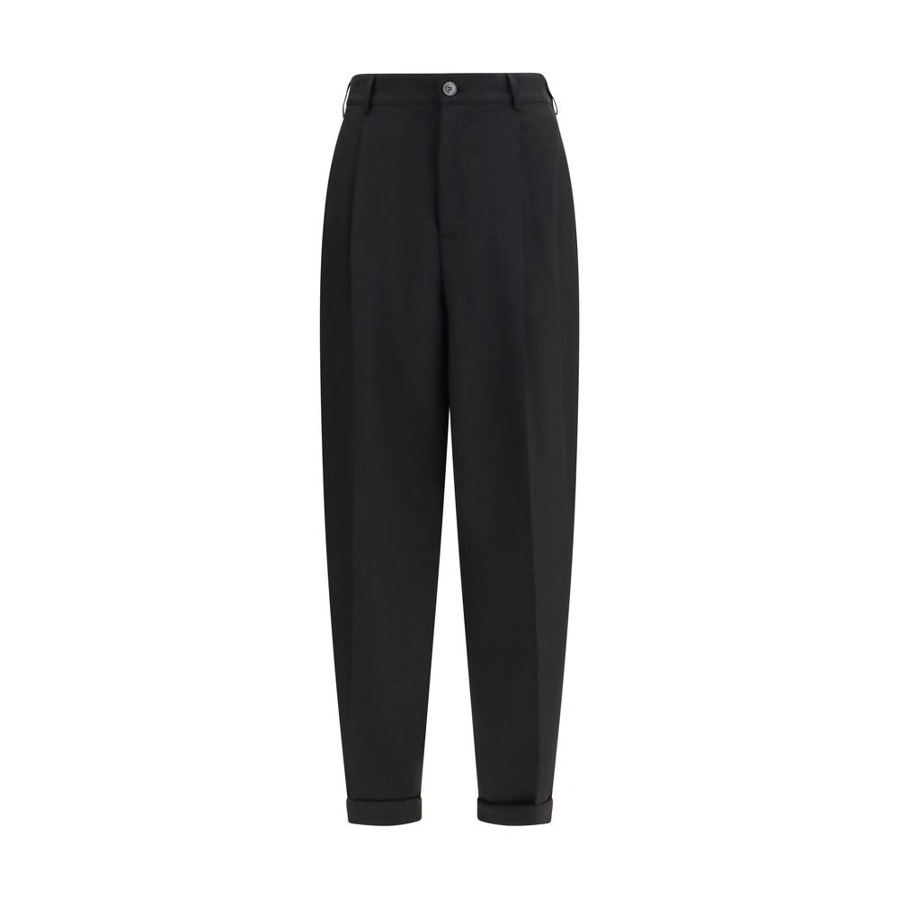 Marni Black Wool Casual Pants