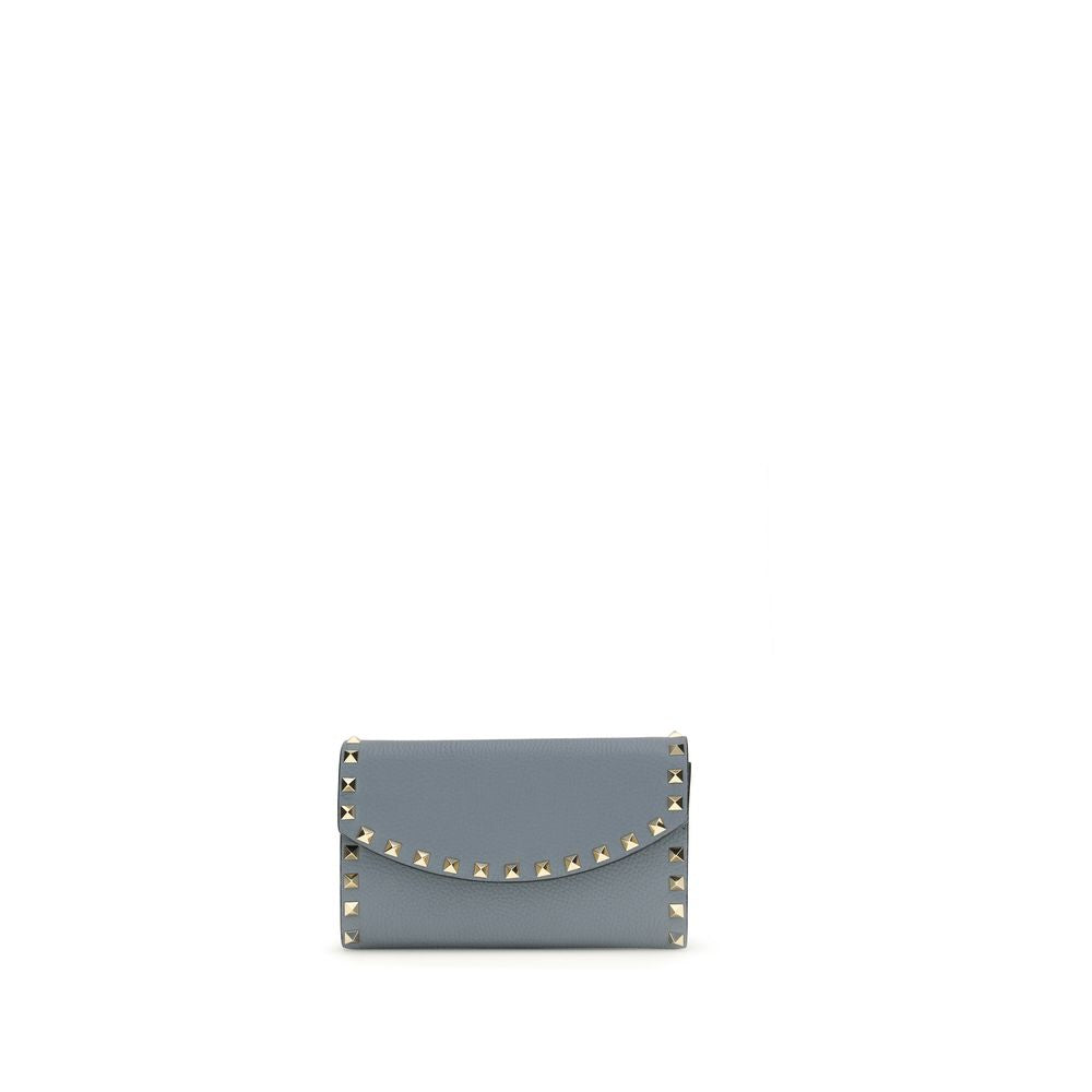 Valentino Garavani Blue Leather Wallet