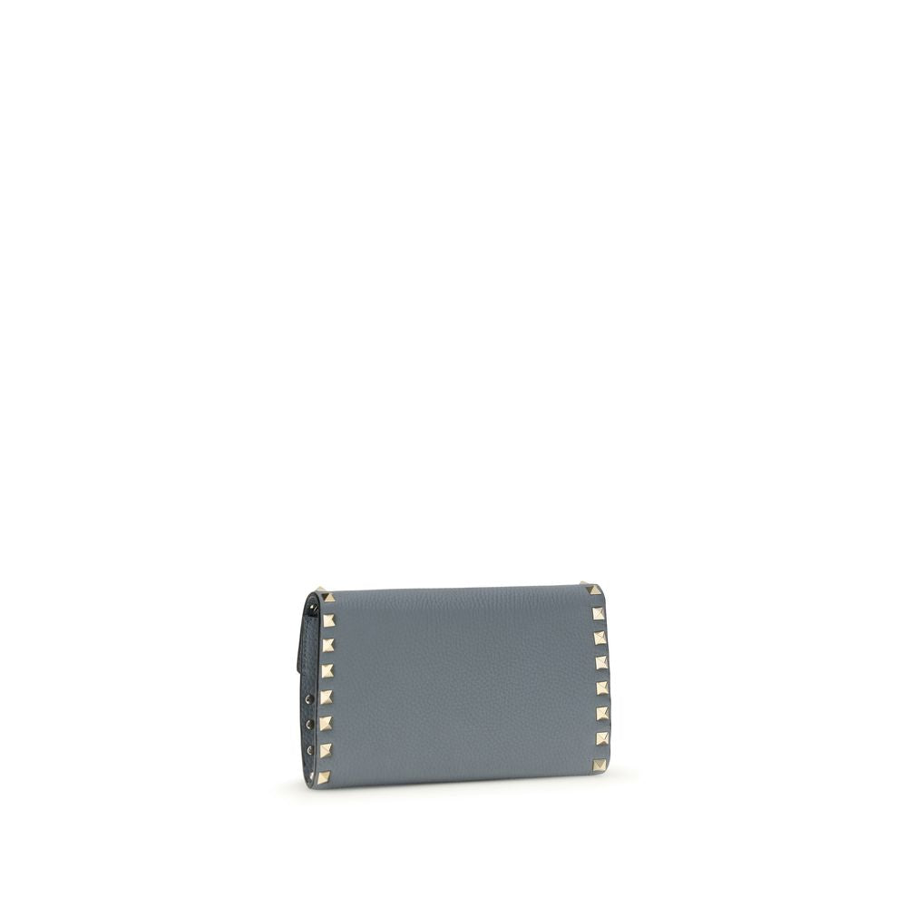 Valentino Garavani Blue Leather Wallet