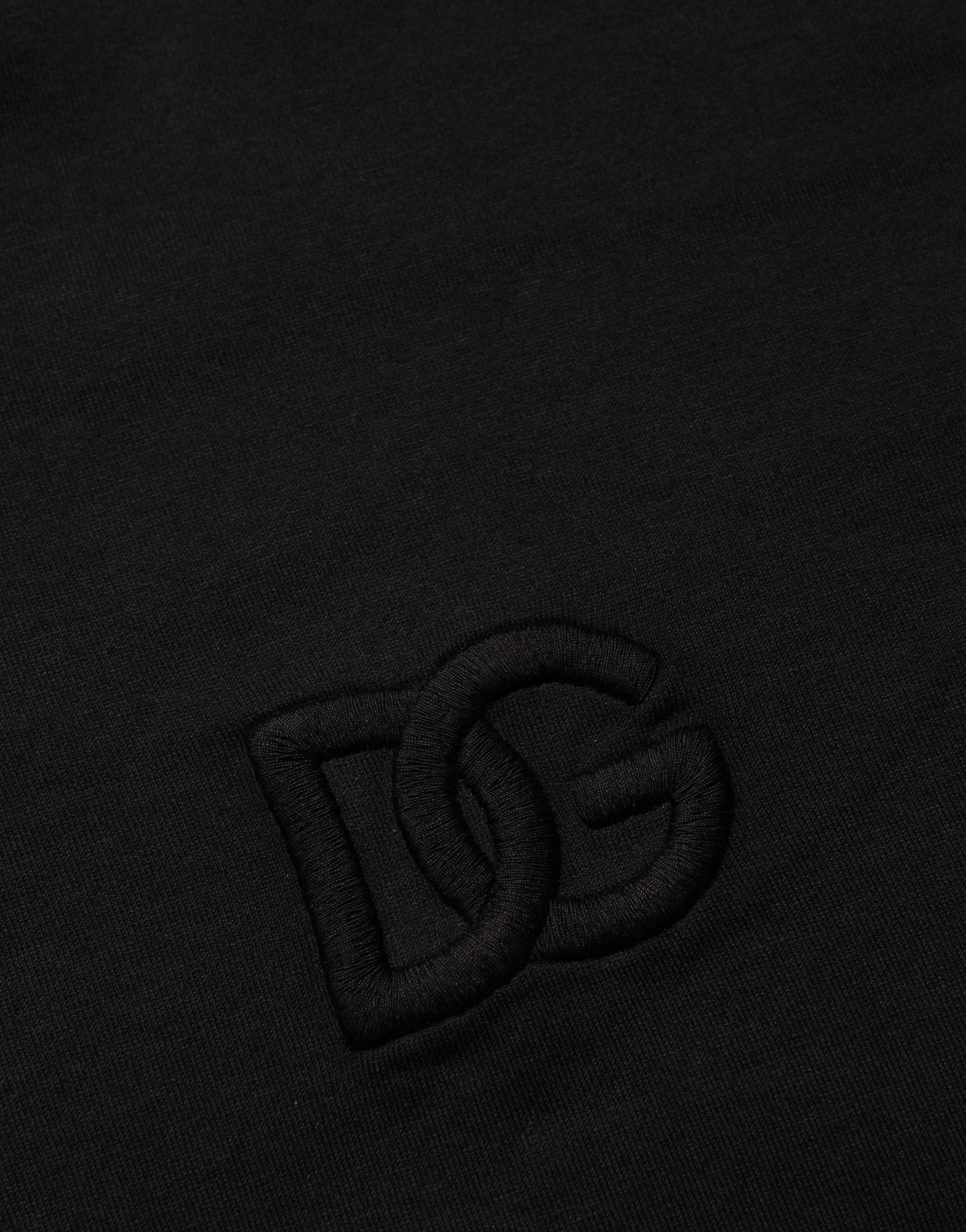 Pre-Owned Dolce & Gabbana Black Cotton Short Sleeves Crew Neck T-shirt