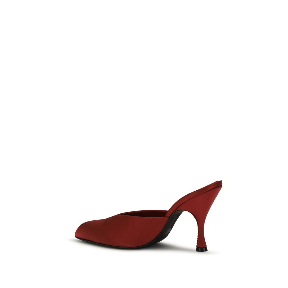 Herbert Levine Multicolor Silk Mules