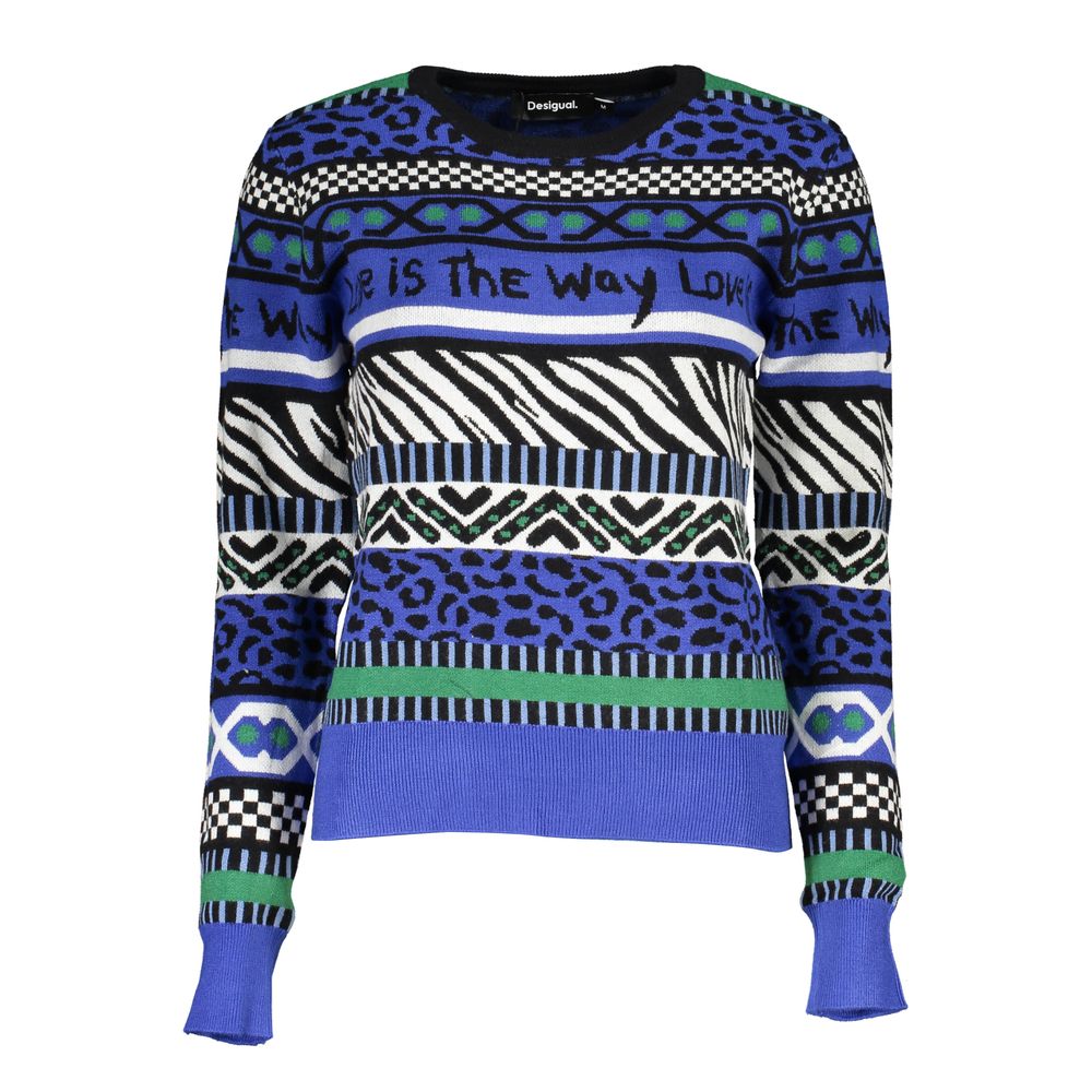 Desigual Blue Women Sweater