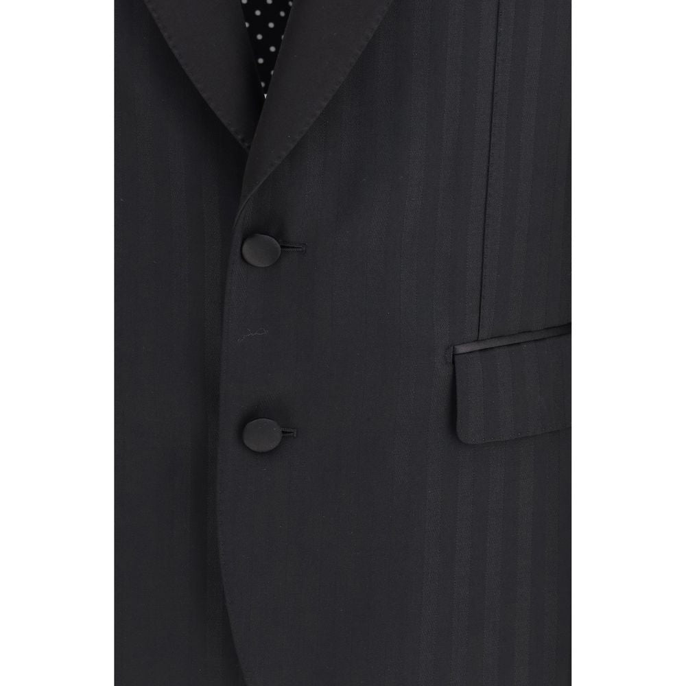 Dolce & Gabbana Black Wool Blazer