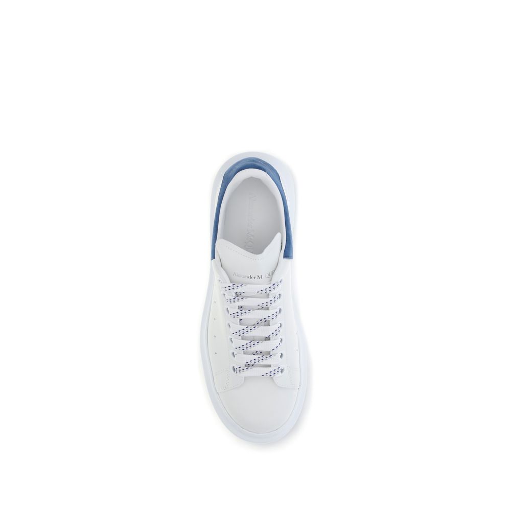 Alexander McQueen White Leather Platform Sneakers