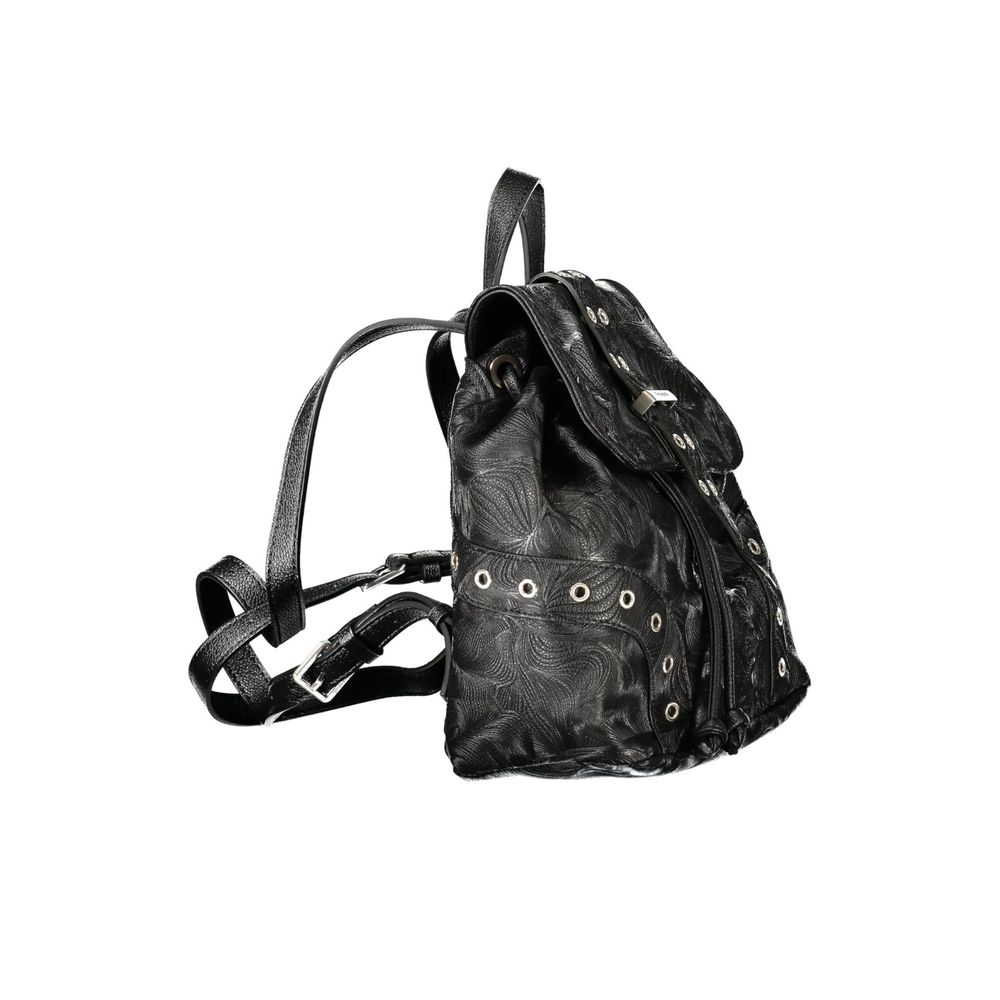 Desigual Black Women Backpack